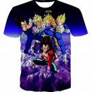 Prince Vegeta All Forms Super Saiyan Transformation 3D T-Shirt
