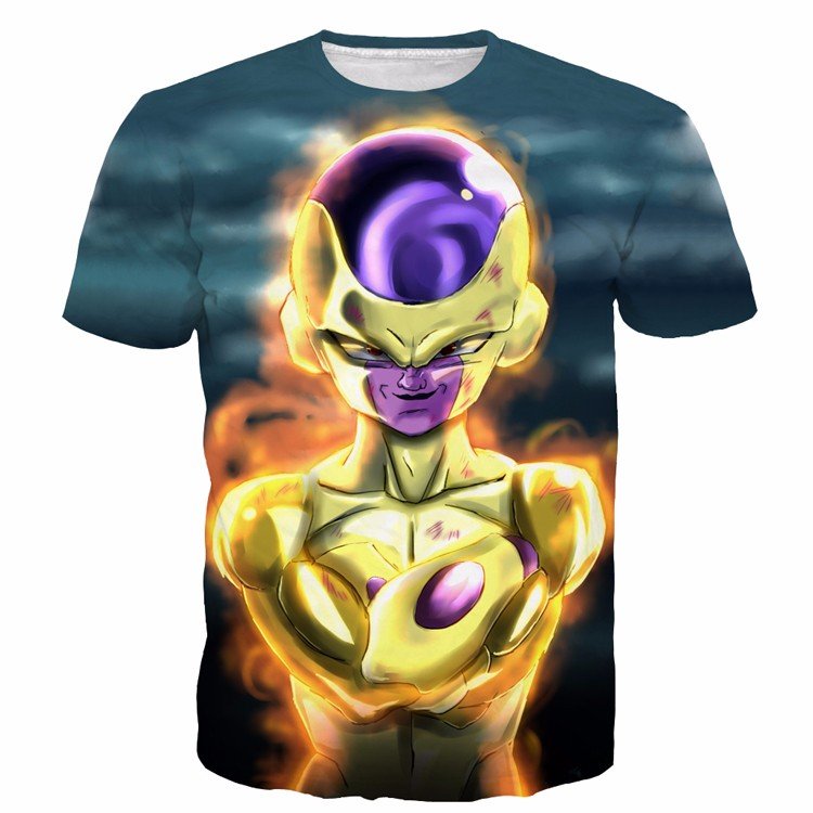 Golden Frieza Goruden Furiza Ultimate Evolution 3D T-Shirt