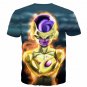 Golden Frieza Goruden Furiza Ultimate Evolution 3D T-Shirt