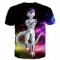 Mighty Frieza Flying Space Galaxy Swag Black Ultimate 3D T-Shirt