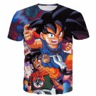 Bulma Yamcha Angry Kid Goku One of a Kind Dragonball 3D T-Shirt