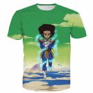 The Boondocks Huey Freeman Wearing Saiyan Armor Rap 3D T-Shirt