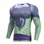 Perfect Cell DBZ Long Sleeves Skin Gear Workout Gym Compression 3D Shirt