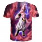 Majin Ultimate Mighty Kid Buu Tie Dye Lightning Amazing 3D T- Shirt