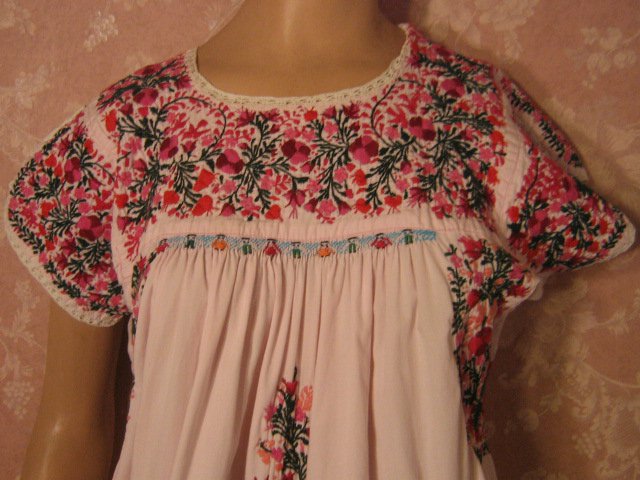 Oaxacan Embroidered Dress