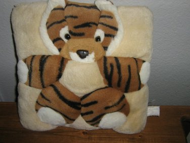 vintage stuffed tiger