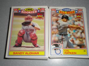 1990 Topps All-star and Rookies Sets