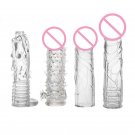 2017 Flexible Silicone spike Condom Reusable Quality Type Permanent Bump Enhance