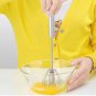 Stainless Stirrer Whisk Mixing Mixer Egg Beater Foamer Hand Rotate Kitchen