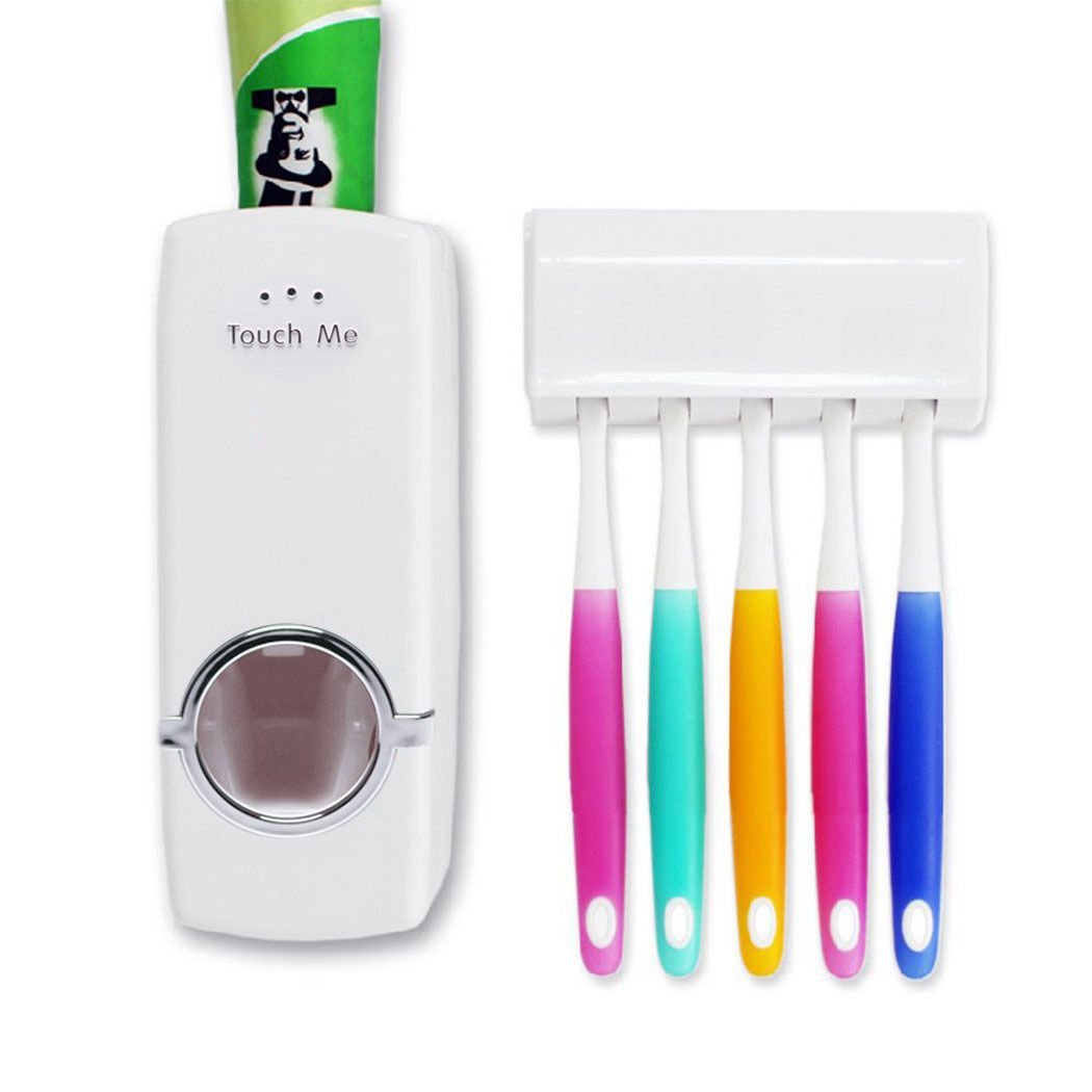 Easy Toothpaste Bathroom Holder Hands Off
