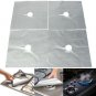4PCSR eusable Aluminum Foil Gas Stove Cover Clean Perfect Kitchen