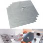4PCSR eusable Aluminum Foil Gas Stove Cover Clean Perfect Kitchen