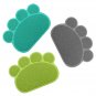 Dog Puppy Paw Shape PVC Placemat Pet Cat Dish Bowl Feeding Food