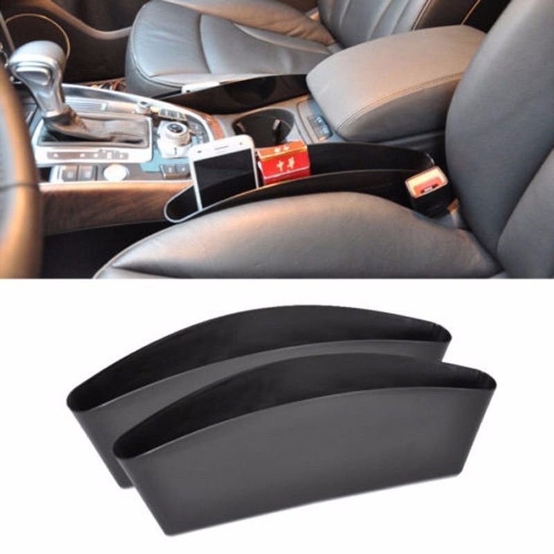 2pcs Car Catcher Organizer Box No More Items Fallen Under The Seat