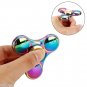 Rainbow EDC Hand Spinner Tri Fidget Focus Desk Toys Stocking Stuffer Kids/Adult