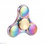 Rainbow EDC Hand Spinner Tri Fidget Focus Desk Toys Stocking Stuffer Kids/Adult