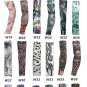 12 Stretchy Temporary Tattoo Sleeves Bikesmiles Style Sleeve Cosplay Tatoo Tato