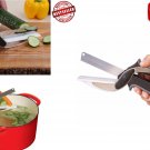 2-in-1 Smart Cutter Knife & Cutting Board Scissors Clever Tool