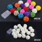 2M Rattan Ball LED String Light Warm White Fairy Light Holiday For Christmas