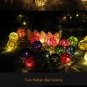 2M Rattan Ball LED String Light Warm White Fairy Light Holiday For Christmas