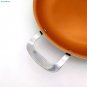 Titanium Steel Frying Pan Ceramic Infused Non Stick Copper Induction 12 Inches