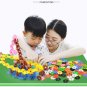 300 pcs Kid Baby Cute Snowflake Creative Building Blocks Educational Toys 2017