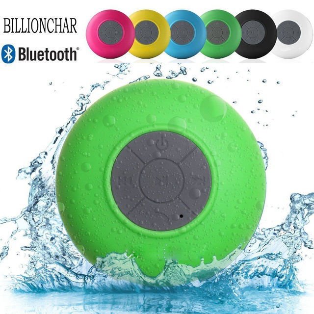 Waterproof Bluetooth Wireless Speaker Handsfree Music Mic Suction Car Shower HOT