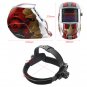 Silver Iron Man Adjust Solar Auto Darkening TIG MIG Grinding Welding Helmets