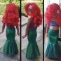 The Little Mermaid Kids Costume Princess Ariel Cosplay Fancy Dress for Girl Kids