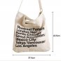 Vintage American Apparel Canvas AA Bag Cowboy Shopping Bag Casual Shoulder Bag E