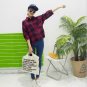 Vintage American Apparel Canvas AA Bag Cowboy Shopping Bag Casual Shoulder Bag E