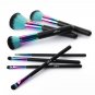 New Make up Brushes Set 7pcs Rainbow Spectrum Set Brushes Ombre Set with Bag
