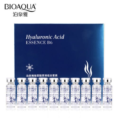 10pcs/lot Moisturizing Hyaluronic Acid Vitamins Serum Facial Skin Care