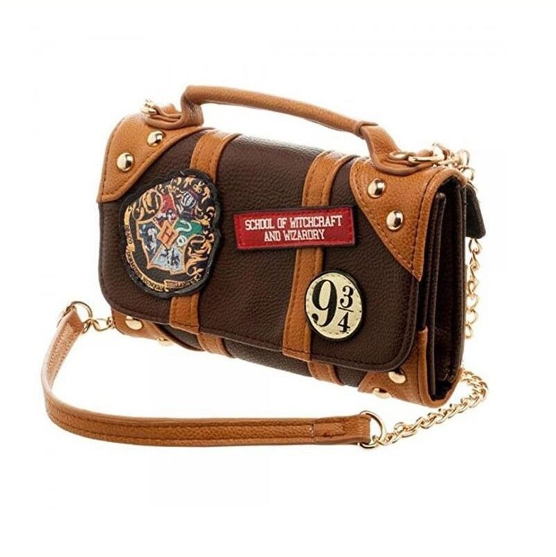 Harry Potter Hogwarts PU Leather Ladies Purse Handbags Wallet Shoulder Bags-NEW
