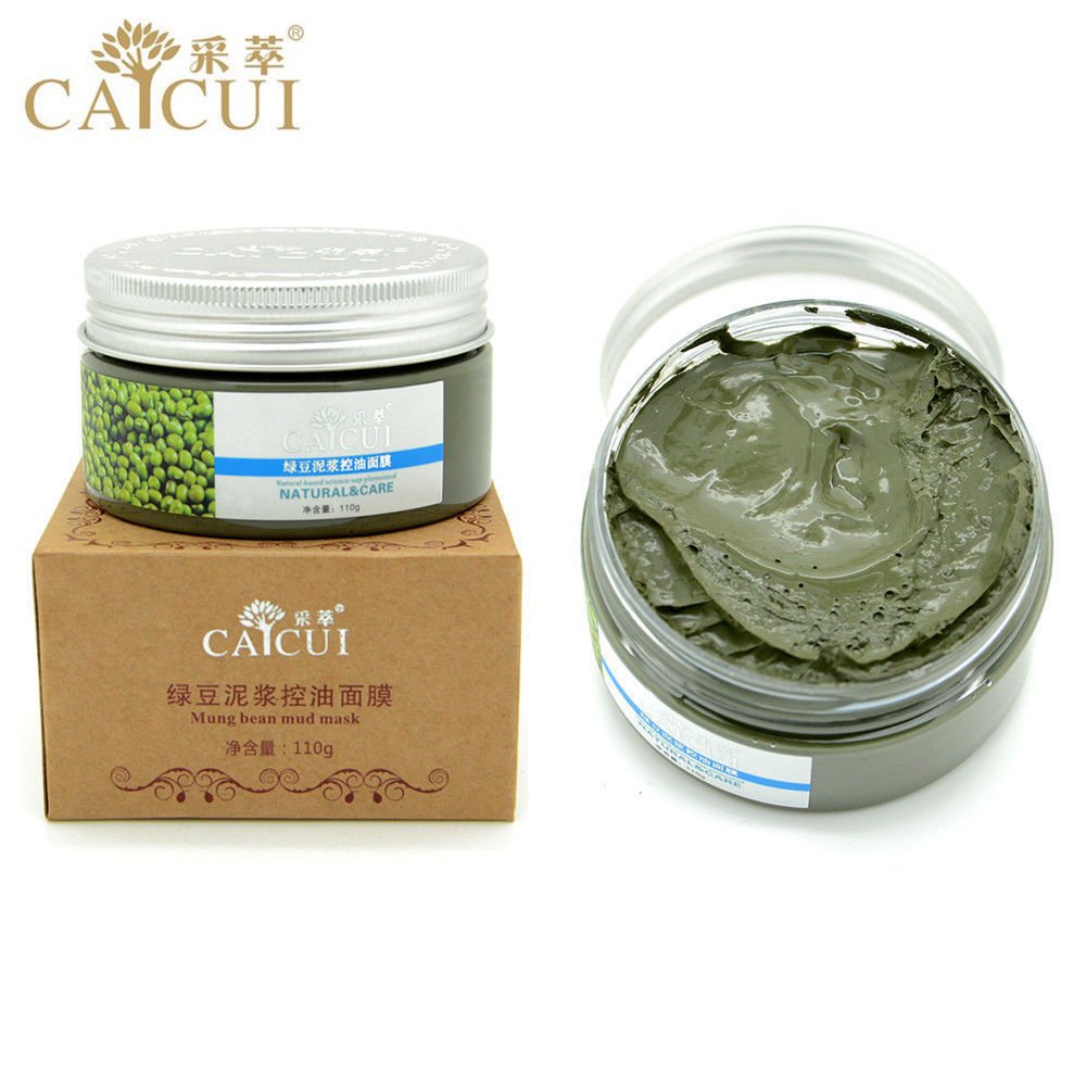 Skin Care CAICUI Sand Mung Bean Mud Face Mask, Acne Treatment Blackhead Remover