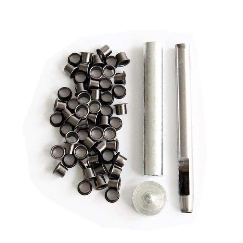 6mm Eyelet Hole Punch Tool Kit With 50 Eyelets For Diy Kydex Sheath