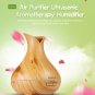 400ml Aroma Essential Oil Diffuser Ultrasonic Air Humidifier Wood Grain 7 Color