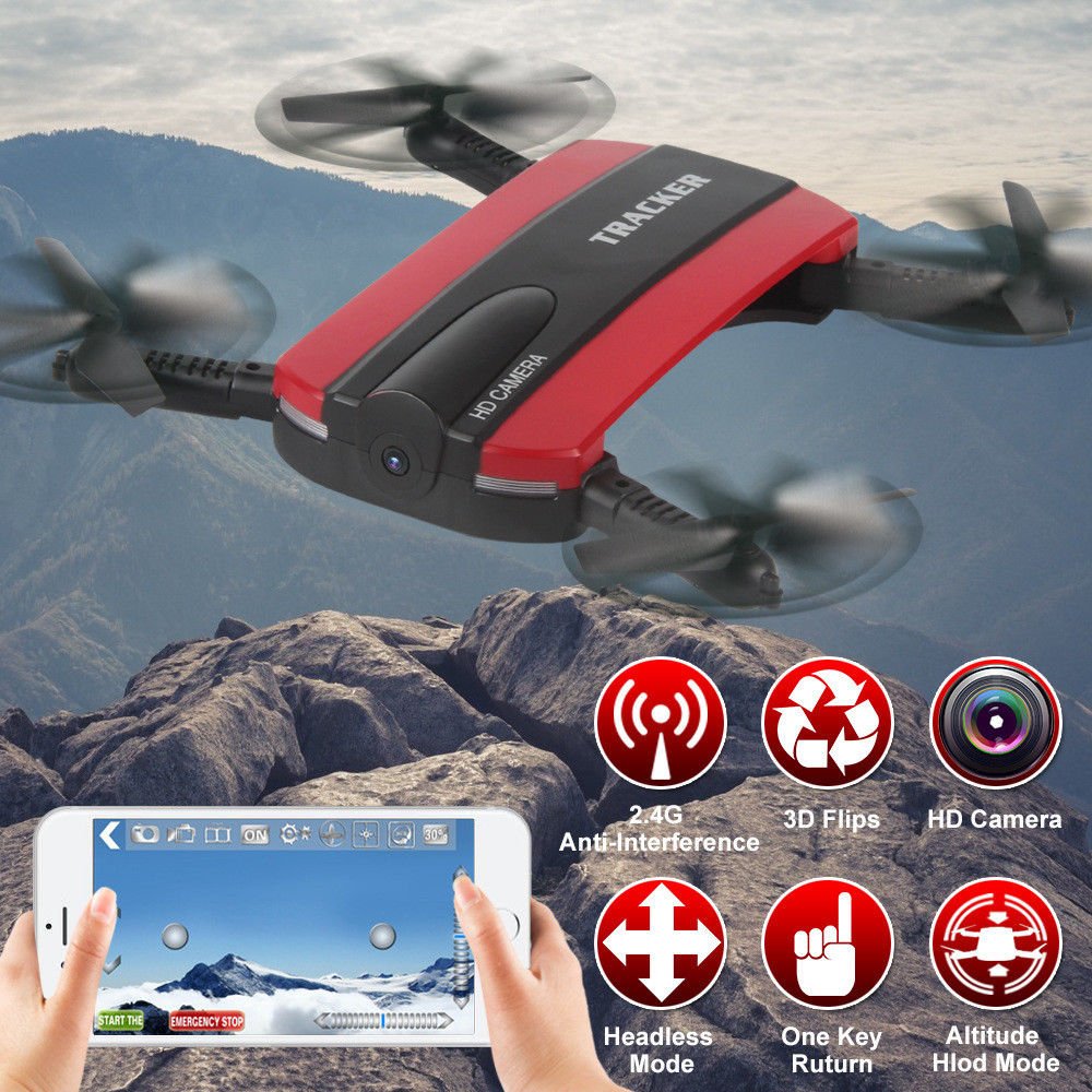 YourSelfiFollower - Wifi FPV HD Camera Pocket Helicopter JXD 523