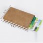 Pop-up Credit Card Holder Metal RFID Blocking Wallet Money Clip Faux Leather