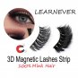 MAGNETIC MINK FULL LENGTH EYELASHES NEW IMPROVED DESIGN TRUSTED SELLER *VIDEO*