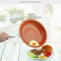 Slippy Non-stick Cooper Frying Pan Ceramic Coating Induction 10inch 12inch Chef