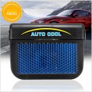 Solar Powered Car Window Windshield Auto Air Cooling Fan Cooler Radiator Car Fan