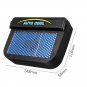 Solar Powered Car Window Windshield Auto Air Cooling Fan Cooler Radiator Car Fan