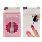 Yueton 26pcs Reusable Soft Plastic Nail Polish Stencil 10 Sizes Protector nail