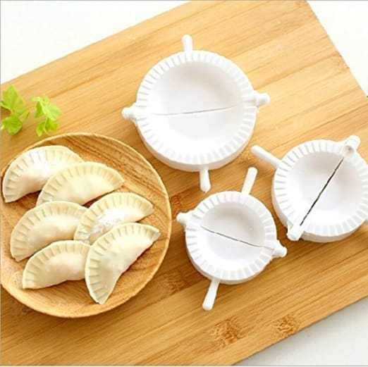 3Pcs Chinese Dumplings Dough Press Turnover Ravioli Tool Mold Maker COOKING TOOL