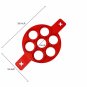 2017 Upgrade Pancake Molds Silicone 7 Circles Reusable Non Stick Egg Mold Ring
