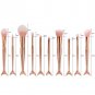10psc Makeup Brush Set Professional Cosmetic Tools rosegold brashes gift for her