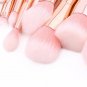 10psc Makeup Brush Set Professional Cosmetic Tools rosegold brashes gift for her