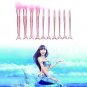 10psc Makeup Brush Set Professional Cosmetic Tools rosegold brashes gift for her