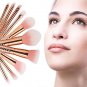 10psc Makeup Brush Set Professional Cosmetic Tools rosegold brashes gift for her
